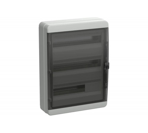 Корпус пластиковый IEK TEKFOR КМПн-54 IP65 черная прозрачная дверь TF5-KP72-N-54-65-K03-K02
