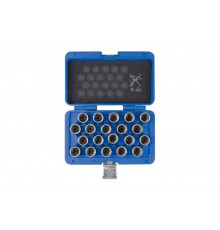 Набор насадок для монтажа/демонтажа секреток колес BMW 20 предметов KING TONY 9BW0220