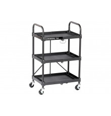 Складная инструментальная тележка с 3 пластиковыми полками NORDBERG T14
