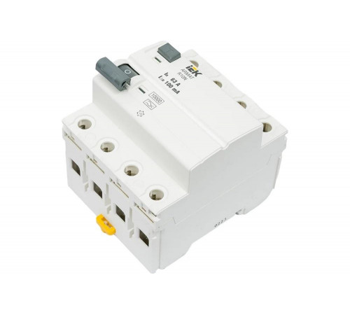 Выключатель дифференциального тока IEK ARMAT R10N 4P 63А 100мА тип A AR-R10N-4-063A100