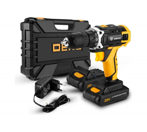 Дрель аккумуляторная DEKO DKCD20FU-Li (063-4103)