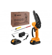 Цепная аккумуляторная пила DEKO DKCHS 20-6 20 В, 2x2 А*ч 063-4309