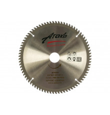 Диск пильный по дереву (216х30 мм; 80T; ч/рез) АТАКА 8079570