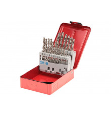 Набор дюймовых сверл по металлу (21 шт; 1/16"-3/8"; HSS-G; DIN 338 тип N) RUKO 214850