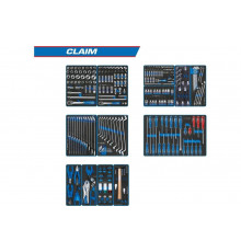 Набор инструментов для тележки KING TONY CLAIM 13 ложементов 286 предметов 934-286MRVD