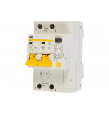 Дифавтомат АД-12 2п, C, 25А, 30мА IEK MAD10-2-025-C-030