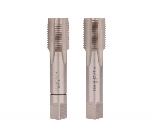 Набор метчиков из 2-х шт. RUKO М16 шаг 1.25мм HSS-G DIN2181 235162