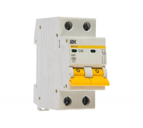 IEK ВА47-29 2п Автоматический выключатель 40А 4.5кА