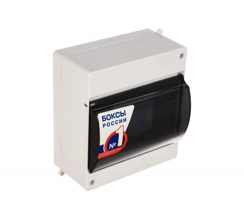 Бокс ОП КМПн 2/6 на 1 ряд 6 модулей IP30 IEK MKP42-N-06-30-09 65207