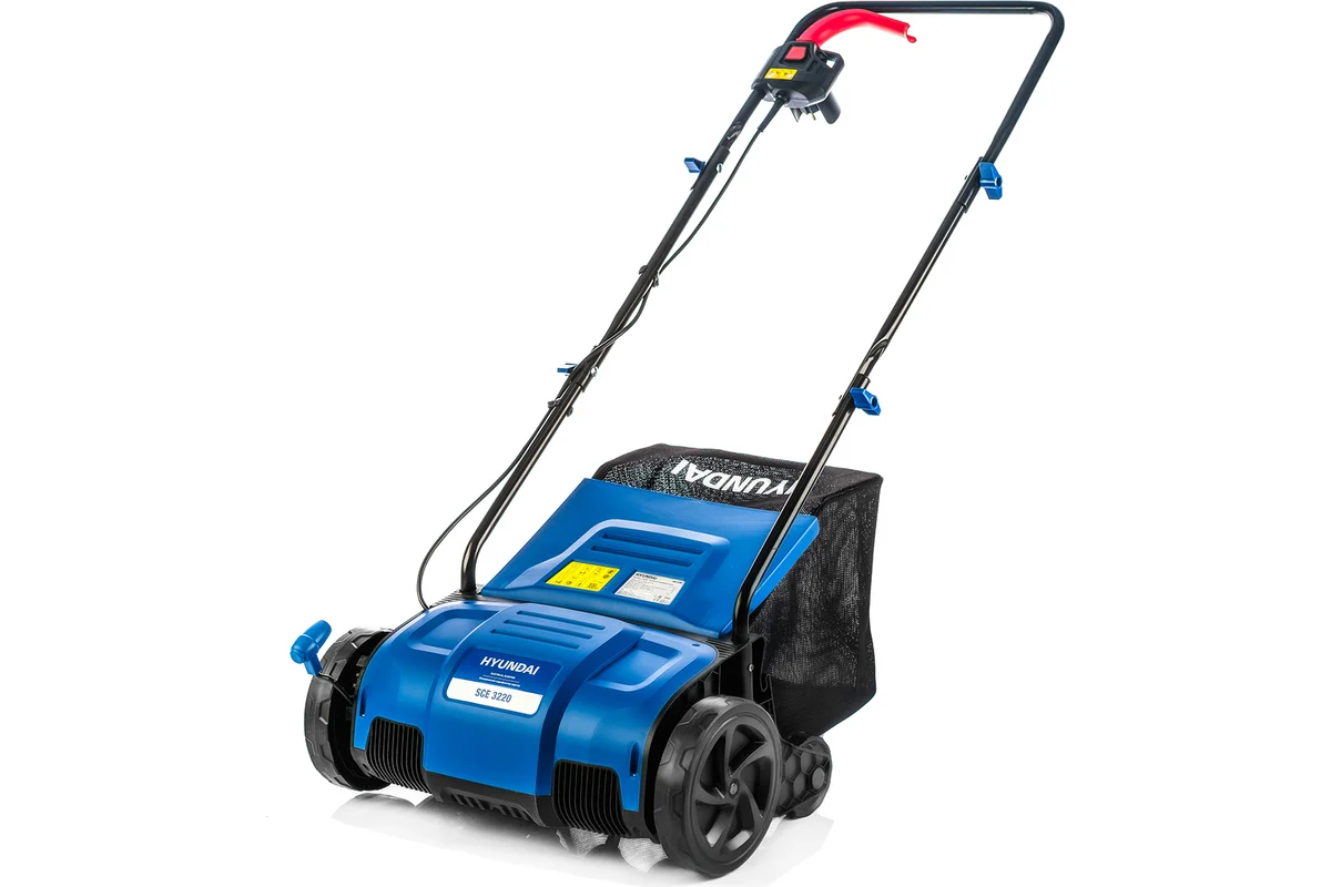 Скарификатор-аэратор газона Hyundai SCE 3220 купить в Москве по отличной цене | Интернет-магазин dom-instrumentoff.ru