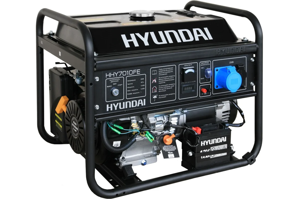 Бензиновый генератор HYUNDAI HHY 7010FE