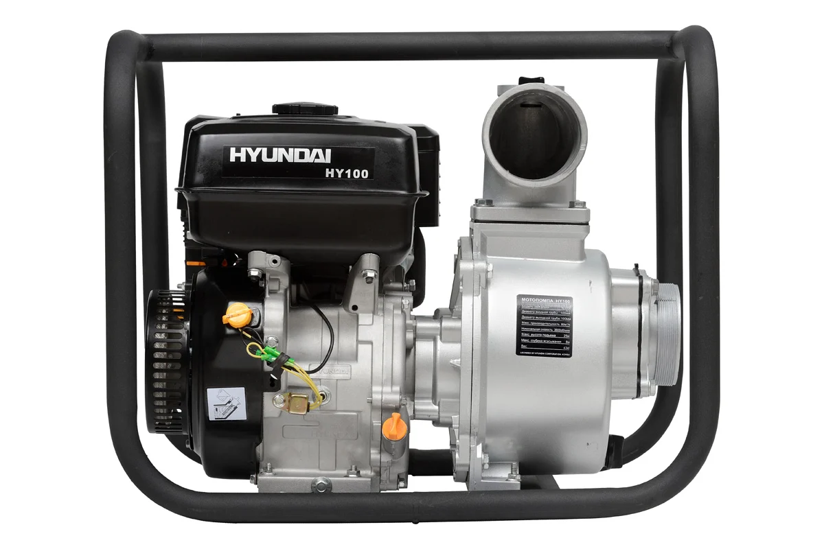Бензиновая мотопомпа Hyundai HY 100 купить в Москве по отличной цене | Интернет-магазин dom-instrumentoff.ru