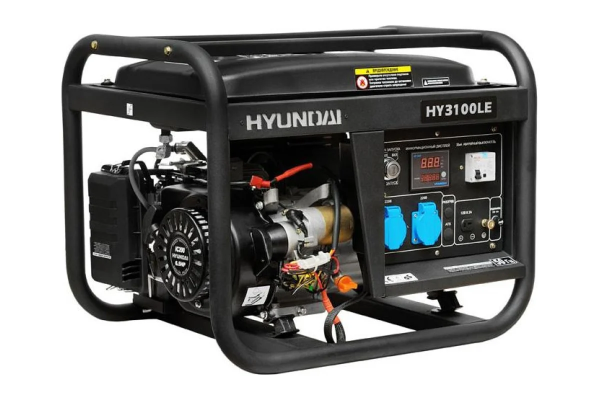 Бензиновый генератор Hyundai HY3100LE
