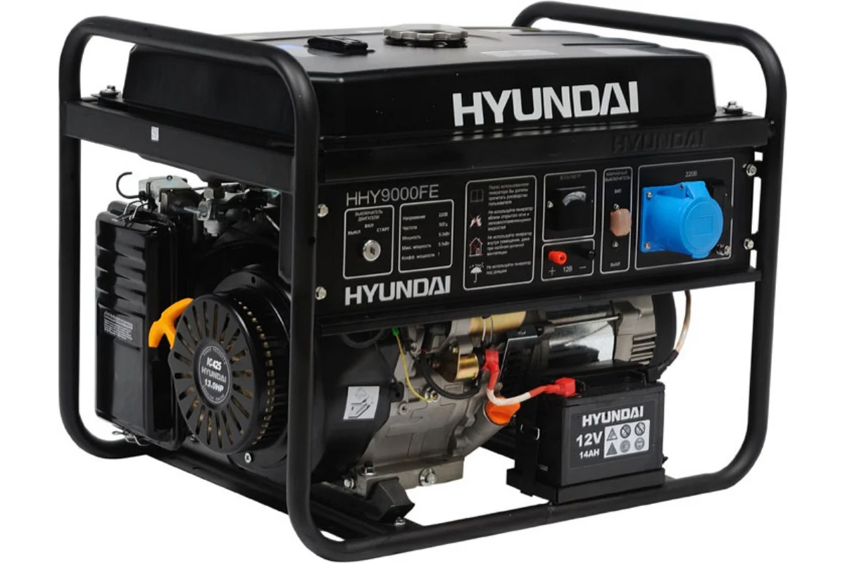 Бензиновый генератор Hyundai HHY9000FE