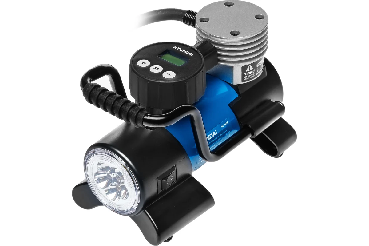 Автомобильный компрессор Hyundai HY 1650 купить в Москве по отличной цене | Интернет-магазин dom-instrumentoff.ru